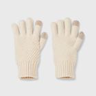 Women's Knit Gloves - Universal Thread Cream, Ivory