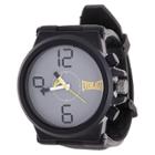Men's Everlast Rubber Strap Watch With Easy Read Dial - Black