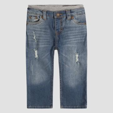 Levi's Baby Boys' Murphy Pull-on Jeans - Vintage Sky Medium Wash 3m, Vintage Blue