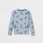 Boys' Printed Long Sleeve T-shirt - Cat & Jack Gray