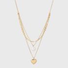Sugarfix By Baublebar Charm Embellishments Layered Necklace - Gold, Women's