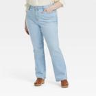 Women's Plus Size High-rise Vintage Bootcut Jeans - Universal Thread