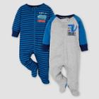 Gerber Baby Boys' 2pk Rhino Sleep N' Play - Blue Newborn
