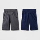 Boys' 2pk Activewear Shorts - Cat & Jack Navy/charcoal