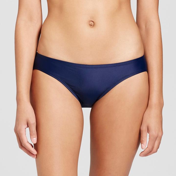 Women's Hipster Bikini Bottom - Navy - S - Merona, Navy Voyage