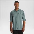 Wrangler Outdoor Long Sleeve Calvin Shirt - Galaxy Blue