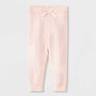 Baby Girls' Ribbed Sweater Leggings - Cat & Jack Light Pink Newborn