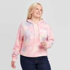 Women's Star Wars Rebel Alliance Washed Cropped Sweatshirt (juniors') - Blush 1x, Women's, Size: 1xl,