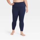 Women's Plus Size Contour Curvy High-waisted Leggings With Power Waist 25 - All In Motion Navy