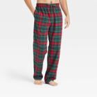 Men's Plaid Flannel Lounge Pajama Pants - Goodfellow & Co Green