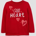 Baby Girls' 'all Heart' T-shirt - Just One You Made By Carter's Red