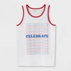 Boys' Adaptive Celebrate Tank Top - Cat & Jack White