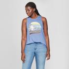 Women's Plus Size Aquarius Graphic Tank Top - Modern Lux (juniors') Blue