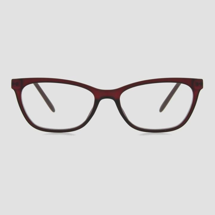 Women's Cateye Reading Glasses - A New Day Red/wine, Red/red