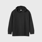 Women's Plus Size Leisure Hooded Sweatshirt - Ava & Viv Black X