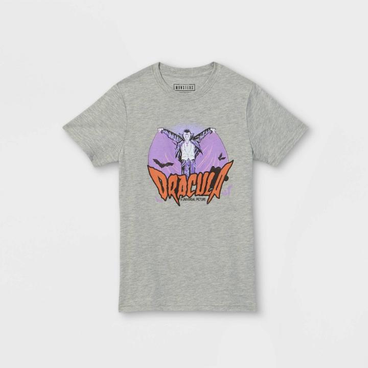 Boys' Universal Short Sleeve Graphic T-shirt - Heather Gray
