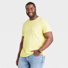 Men's Regular Fit Short Sleeve Crewneck T-shirt - Goodfellow & Co Yellow