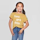Girls' Short Sleeve T-shirt - Art Class Yellow