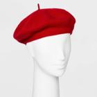 Women's Felt Beret - Wild Fable Red One Size, Women's