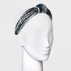 Yarn Knit Knot Top Headband - Universal Thread Black