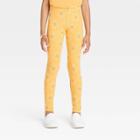 Girls' Floral Leggings - Cat & Jack Yellow