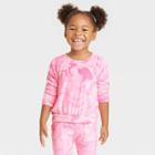 Toddler Girls' Tie-dye Pullover - Cat & Jack Pink