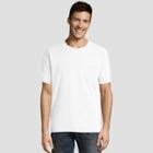 Hanes Men's Short Sleeve 1901 Garment Dyed Pocket T-shirt - White