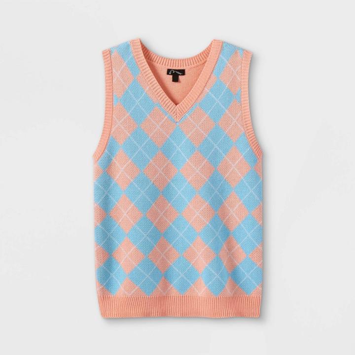 Girls' Sweater Vest - Art Class Pink