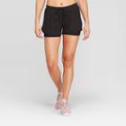 Women's Mid-rise Knit Layered Shorts 4 - C9 Champion Black M,