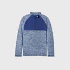 Boys' Fleece 1/4 Zip Pullover Sweatshirt - All In Motion Navy