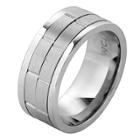 Men's West Coast Jewelry Stainless Steel Dual Spinner Ring