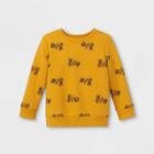 Toddler Boys' Fleece Crew Neck Pullover Sweatshirt - Cat & Jack Yellow