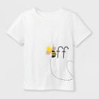 Toddler Short Sleeve 'bff' Bee Graphic T-shirt - Cat & Jack Almond Cream 18m, Toddler Unisex, White