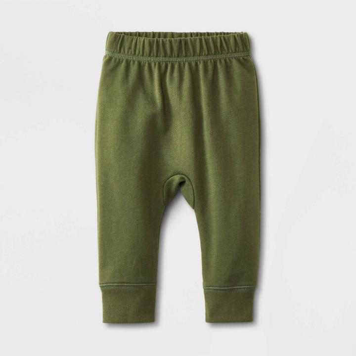 Baby Boys' Jogger Pants - Cat & Jack Olive Green Newborn