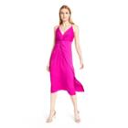 Women's Twist-front Dress - Cushnie For Target Magenta Pink