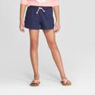 Girls' Pull-on Knit Shorts - Cat & Jack Blue