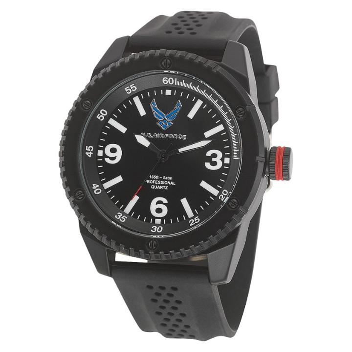 Men's' Wrist Armor U.s. Air Force C20 Analog Quartz Watch - Black,