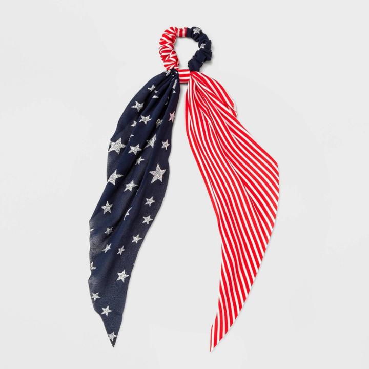 No Brand Americana Star Striped Tail Hair Twister