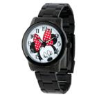 Men's Disney Minnie Mouse Casual Watch With Alloy Case - Black,