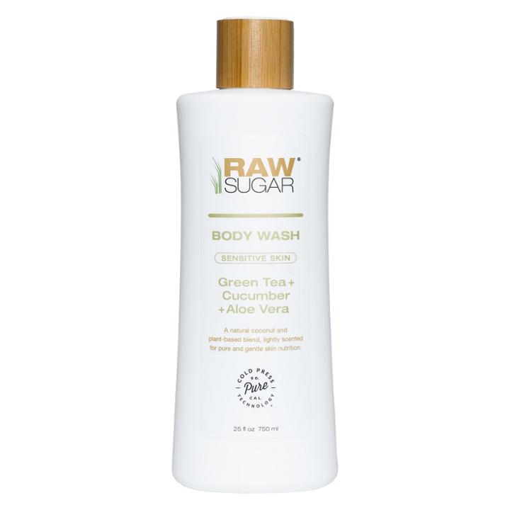 Raw Sugar Body Wash Sensitive Skin Green Tea + Cucumber + Aloe