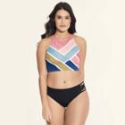 Women's Slimming Control Bralette Bikini Top - Beach Betty By Miracle Brands S,