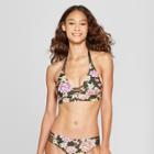 Women's Halter Bikini Top - Mossimo Green Earth