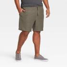 Men's Big & Tall 8.5 Elevated Knit Shorts - Goodfellow & Co - Green