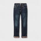 Boys' Flannel-lined Jeans - Cat & Jack Medium Blue 10,