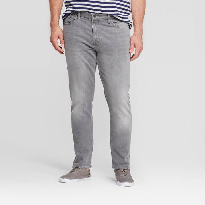 Target Men's Tall 36 Slim Fit Jeans - Goodfellow & Co Gray