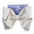 Scünci Scunci Jumbo Glitter Bow Salon Clip,