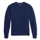 Fruit Of The Loom Select Men's Fruit Of The Loom Long Sleeve T-shirt Deep Cobalt -s, Blue