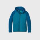 Boys' Tech Fleece Full Zip Hoodie Sweatshirt - All In Motion Teal