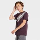 Petiteboys' Short Sleeve Striped Graphic T-shirt - All In Motion Purple