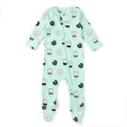Monica + Andy Baby Zip-up Coffee And Donuts Sleep N' Play - Mint Green